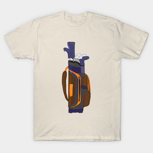 Extraordinary golf bag T-Shirt by DiegoCarvalho
